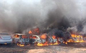 aero india fire